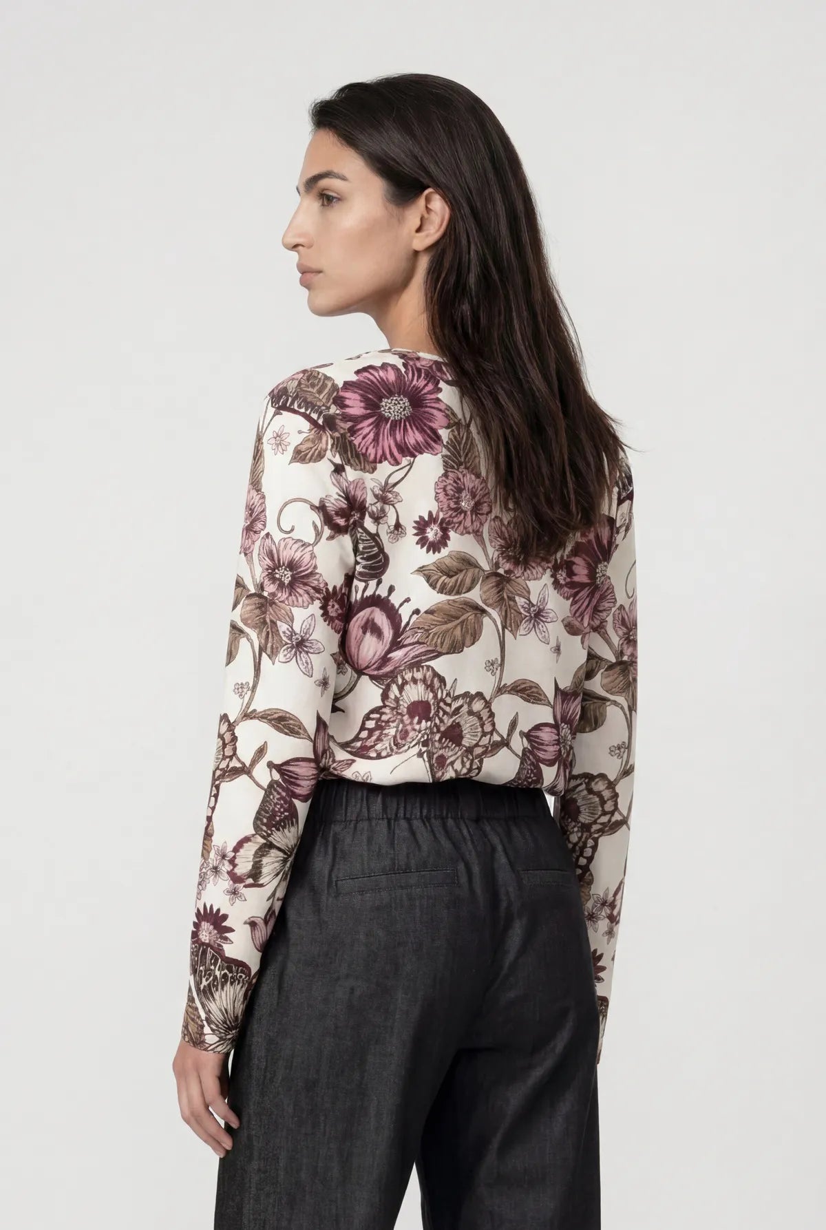 Langarmshirt aus Baumwollmix