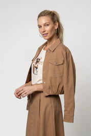 Jeansjacke aus Lyocellmix