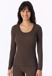 Langarmshirt aus Viskosemix