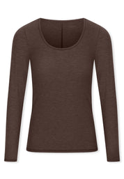 Langarmshirt aus Viskosemix