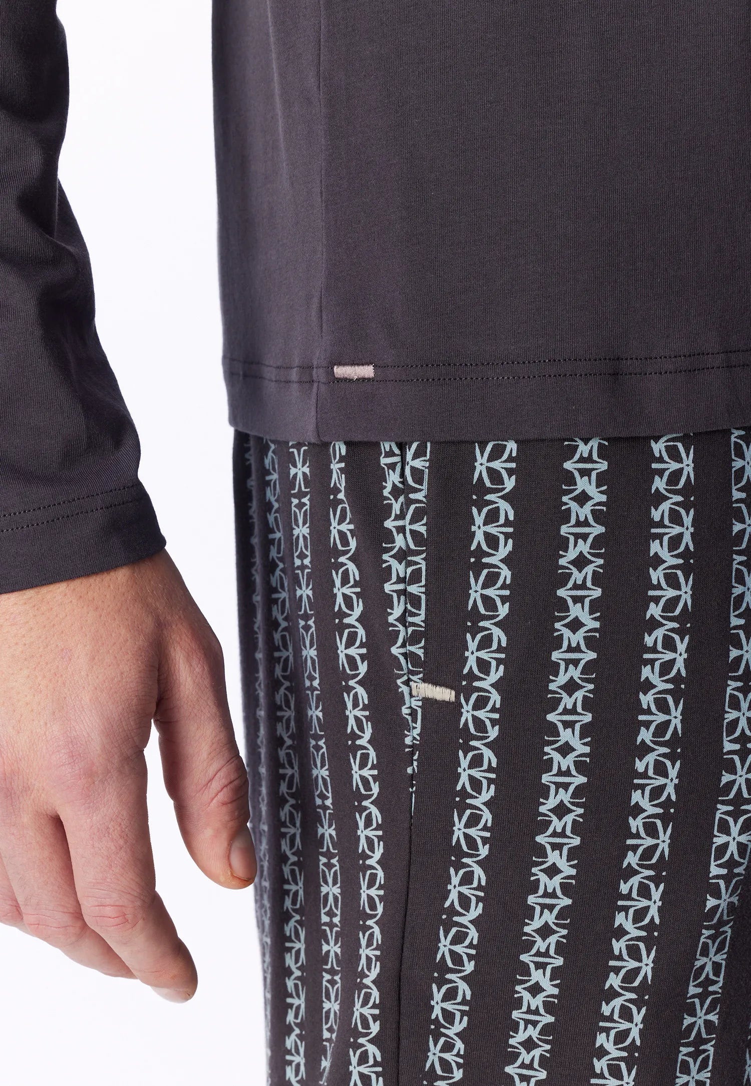 Langarmshirt aus Baumwolle