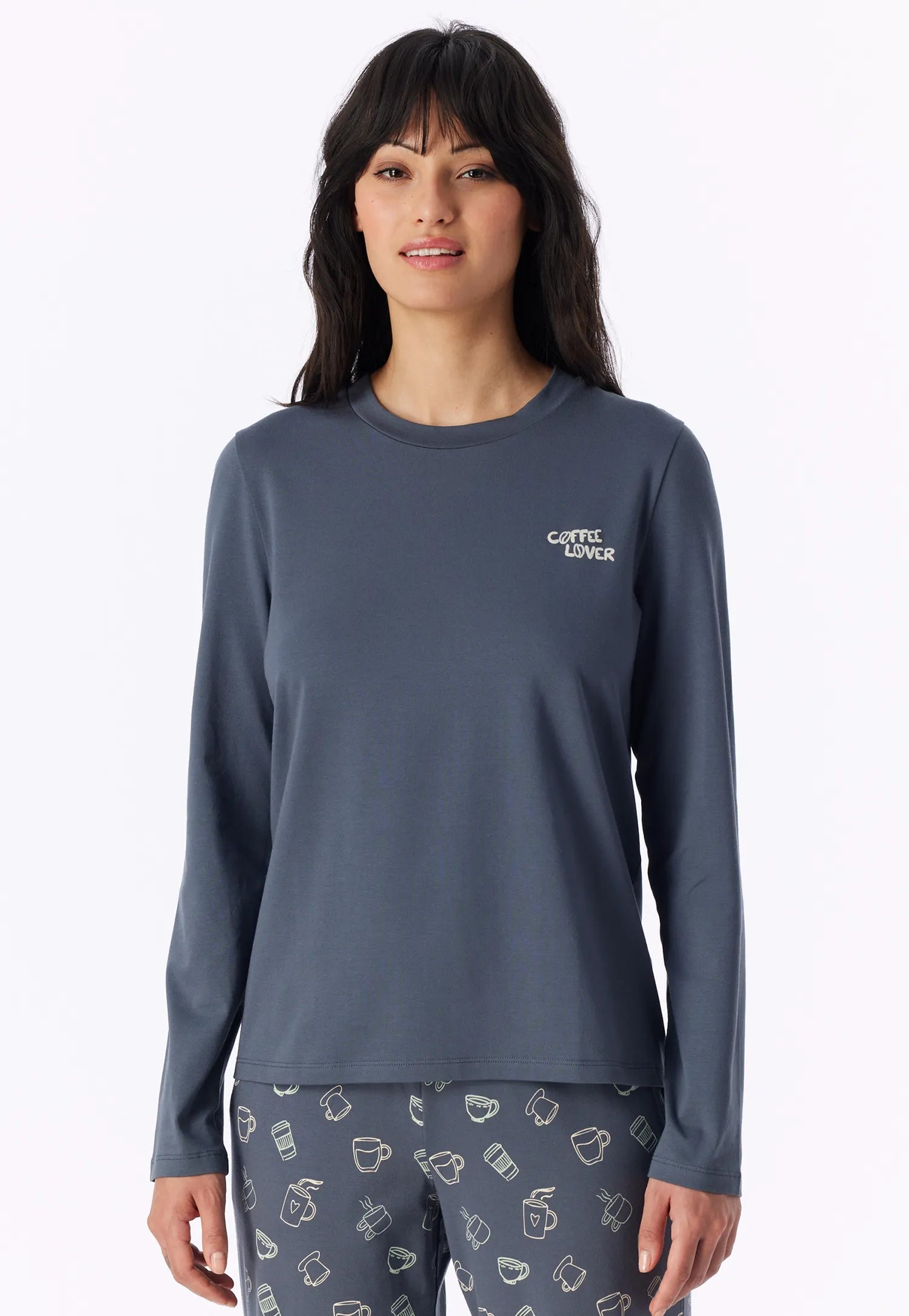 Langarmshirt aus Baumwolle
