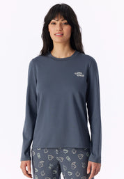 Langarmshirt aus Baumwolle