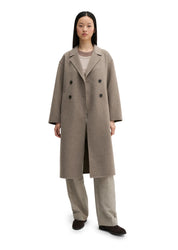 Wollmantel Relaxed Fit