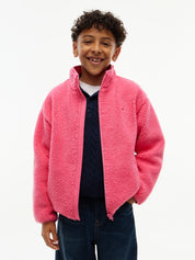 Teddyjacke mit Stehkragen