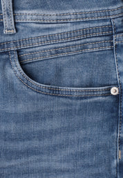 Straight Leg Jeans im Casual Fit mit Turn-Up