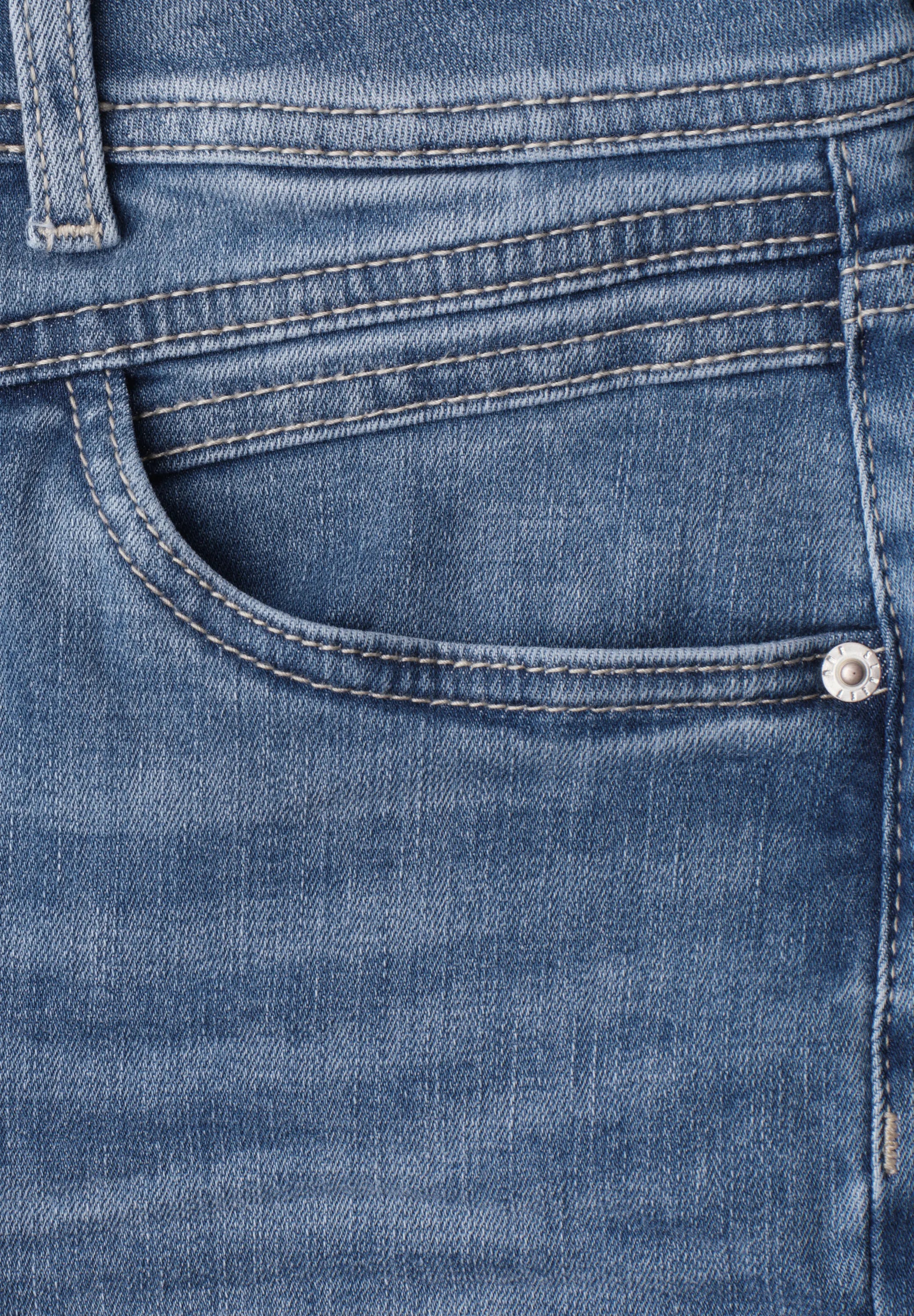 Straight Leg Jeans im Casual Fit mit Turn-Up
