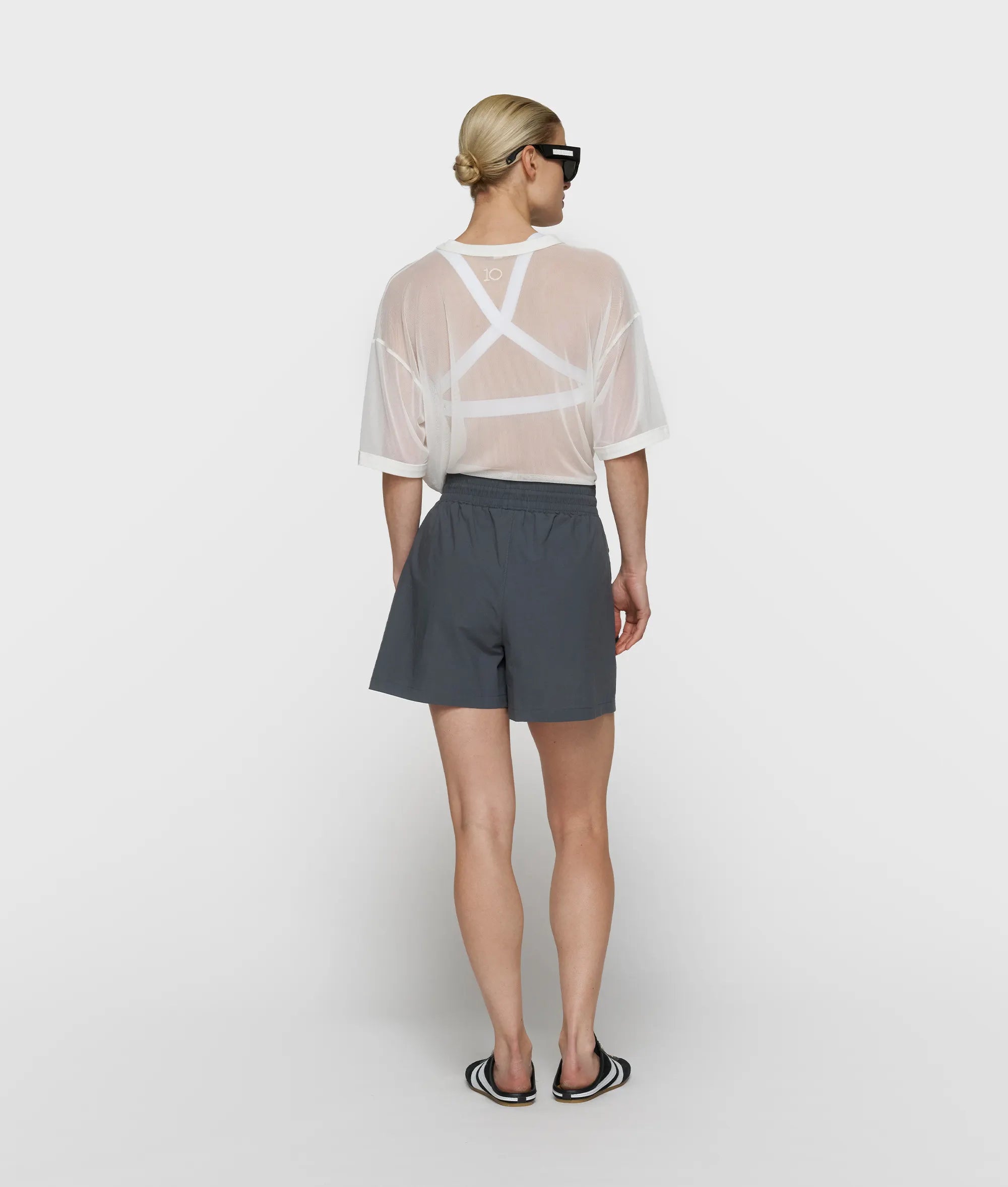 Mesh-T-Shirt transparent