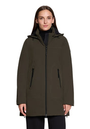 Steppjacke mit Kapuze