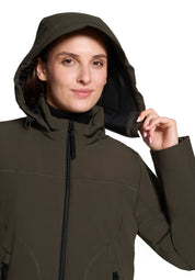 Steppjacke mit Kapuze