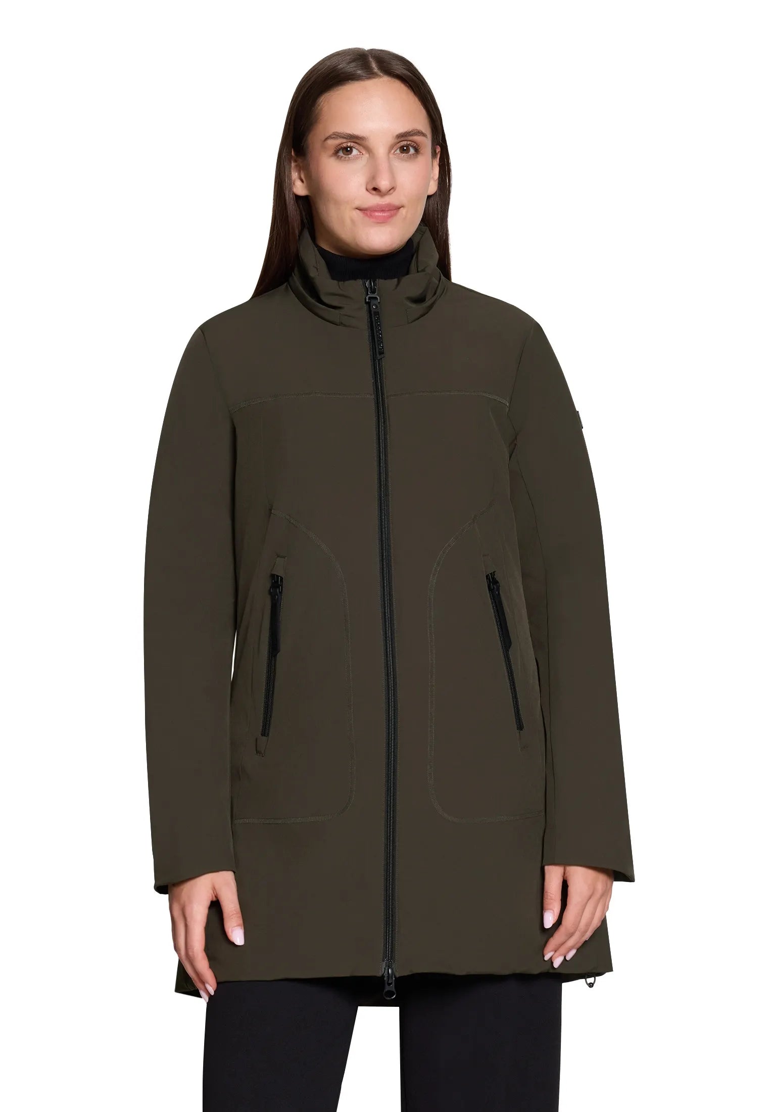 Steppjacke mit Kapuze