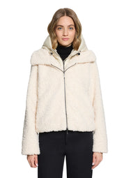 Plüschjacke in Schaf-Optik
