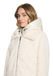 Plüschjacke in Schaf-Optik