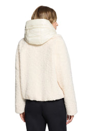 Plüschjacke in Schaf-Optik