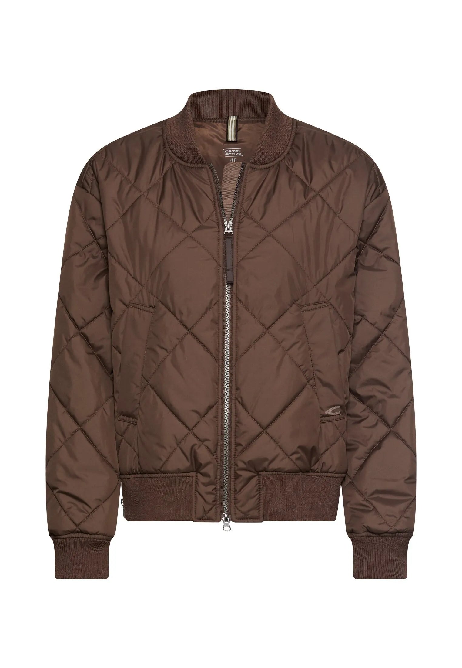 Bomberjacke mit Bündchenkragen