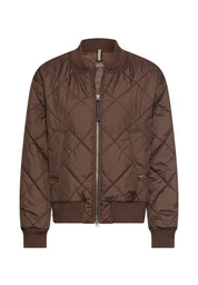 Bomberjacke mit Bündchenkragen