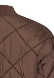 Bomberjacke mit Bündchenkragen