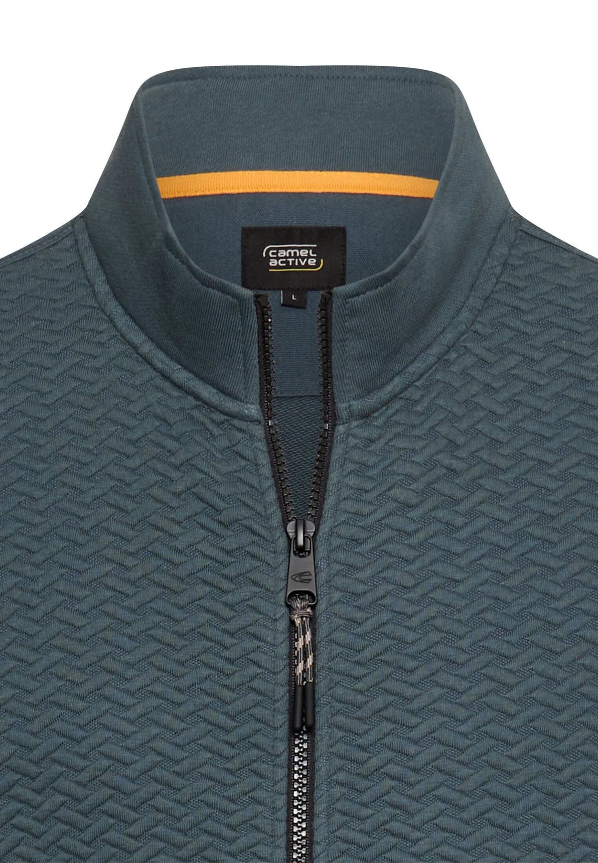 Sweatjacke mit Stehkragen