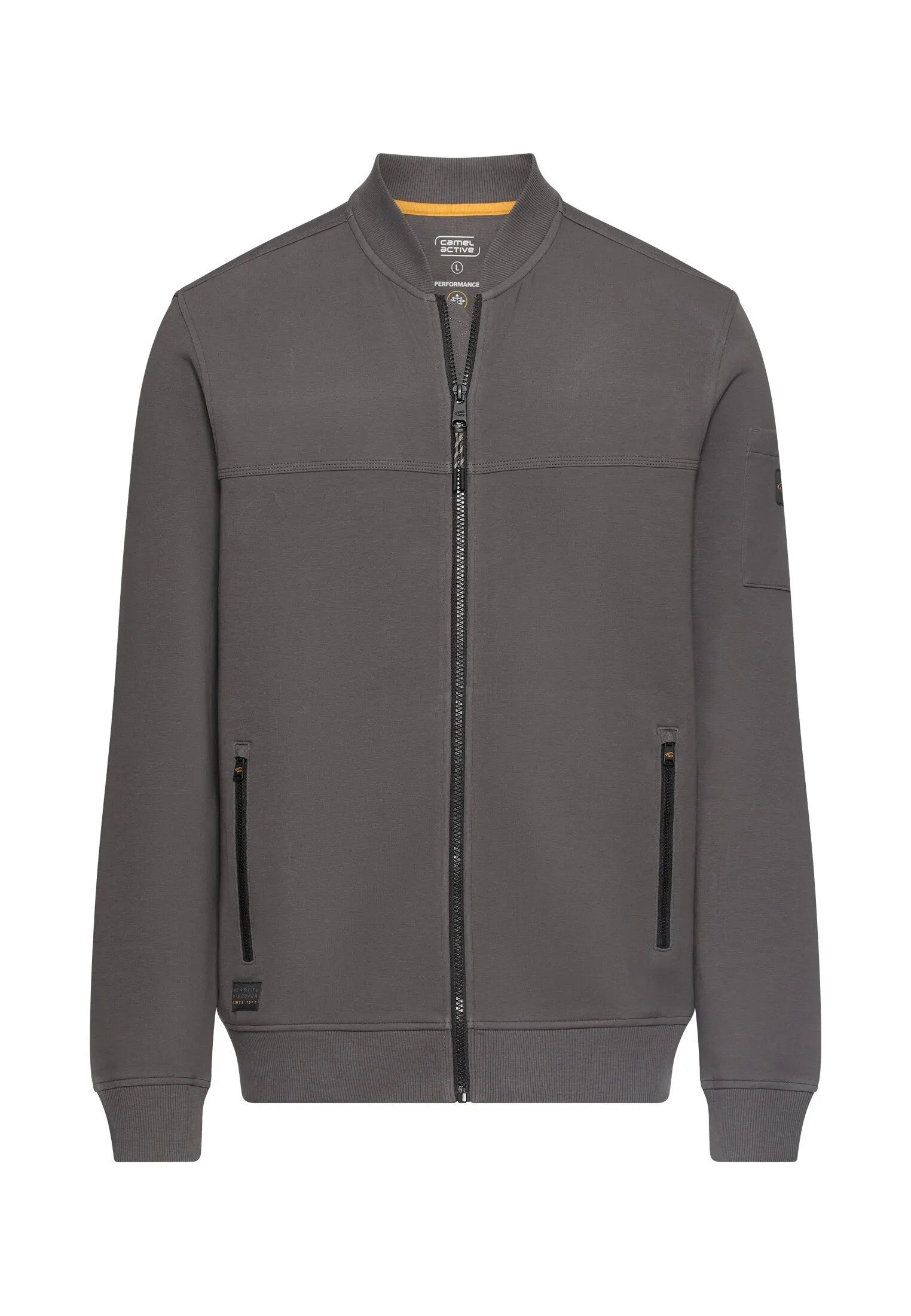 Sweatjacke aus Scuba-Jersey