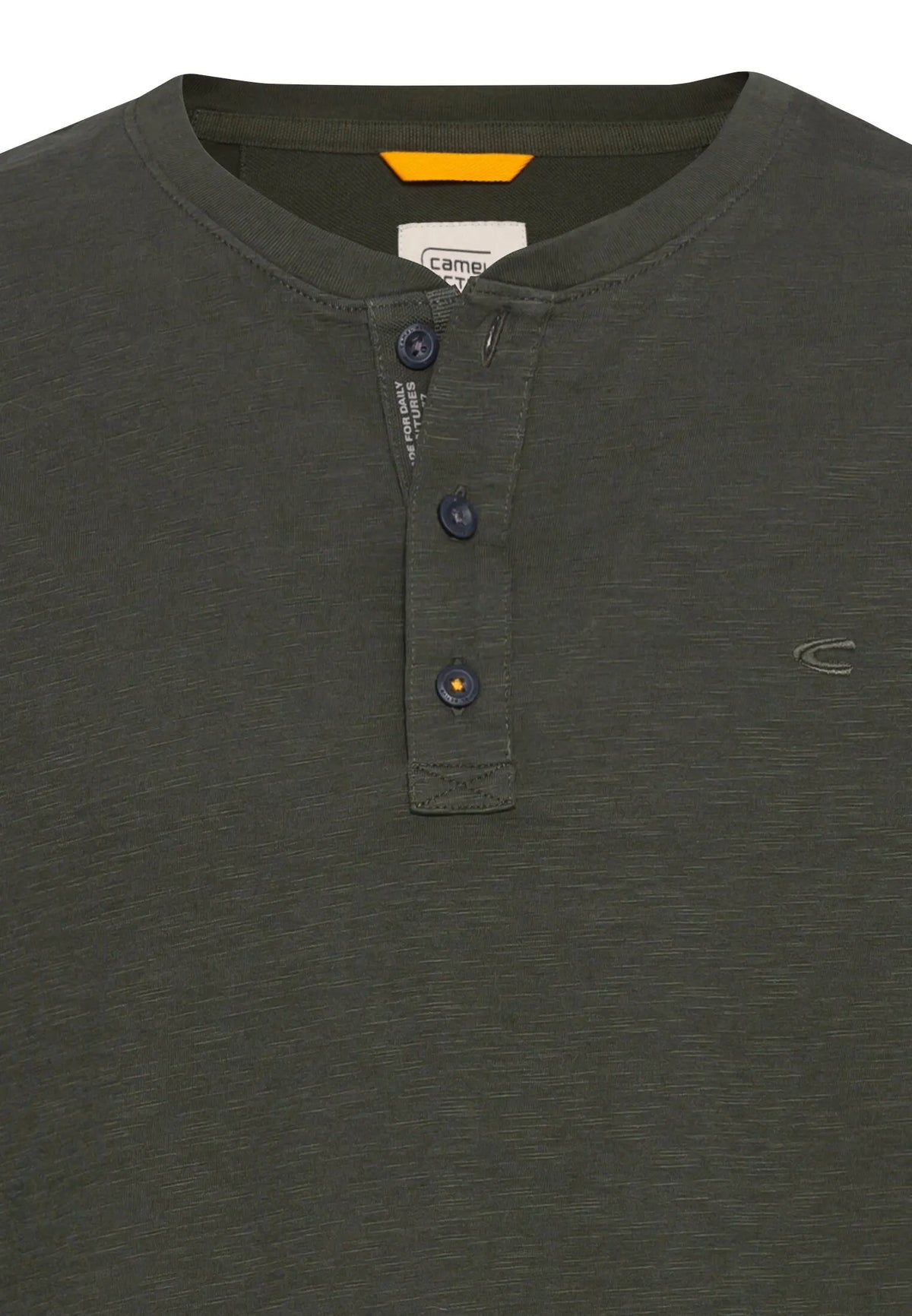 T-Shirt mit Henleykragen
