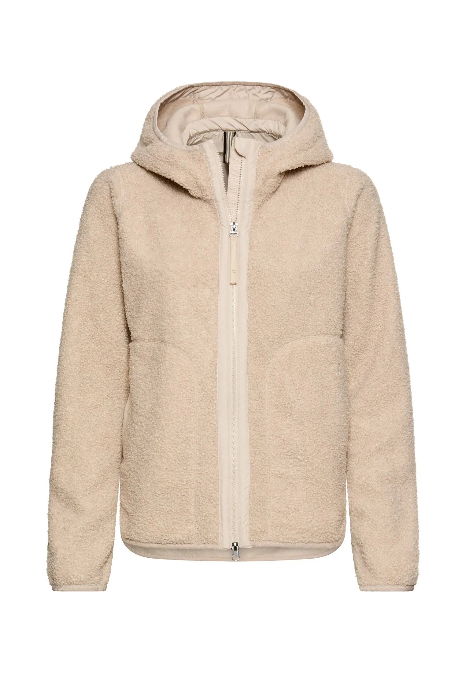 Teddyjacke mit Kapuze