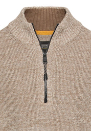 Strickpullover mit Troyer-Kragen