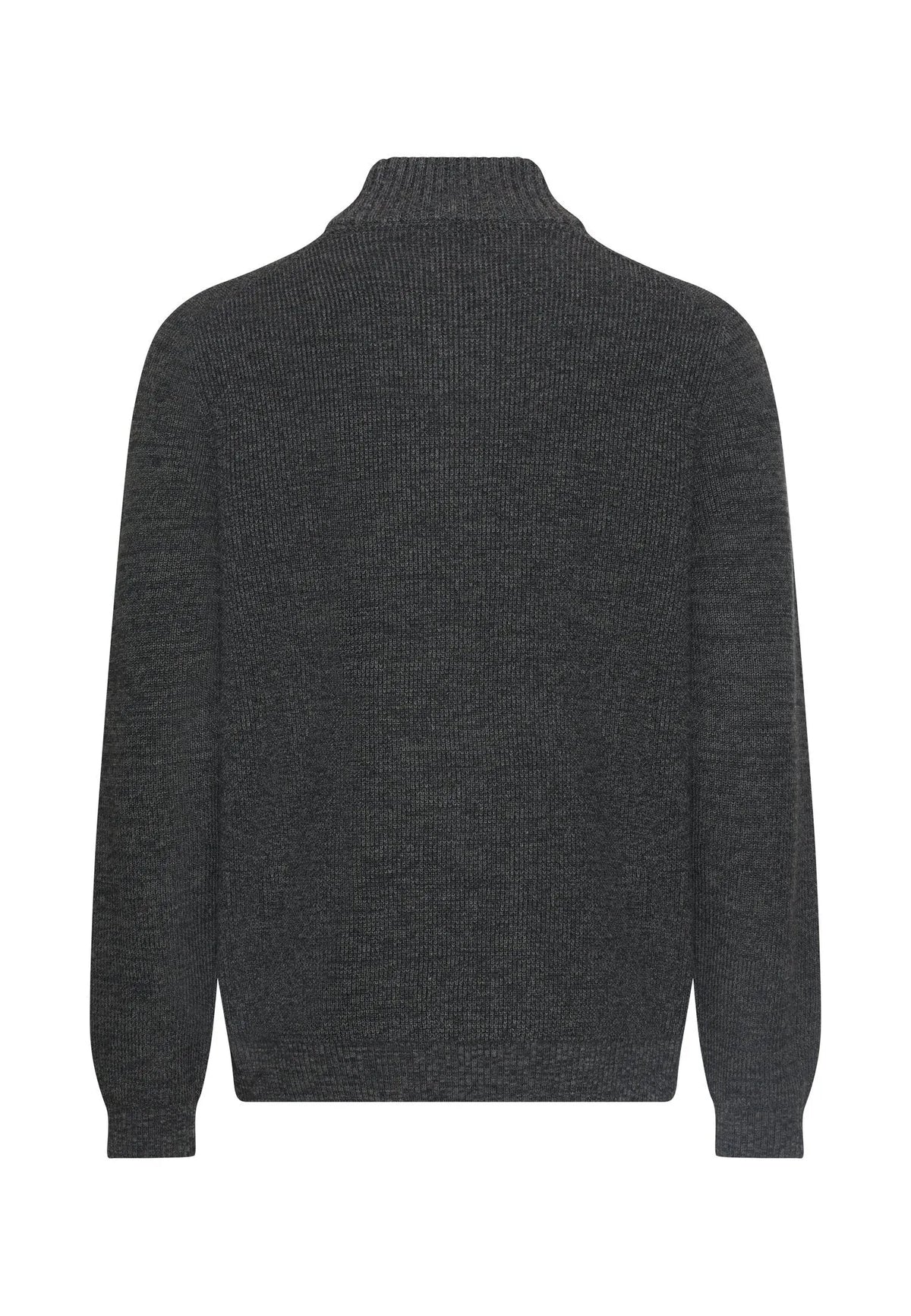 Strickpullover mit Troyer-Kragen