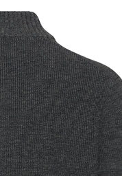 Strickpullover mit Troyer-Kragen