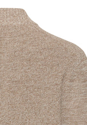 Strickpullover mit Troyer-Kragen