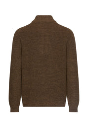 Strickpullover mit Troyer-Kragen