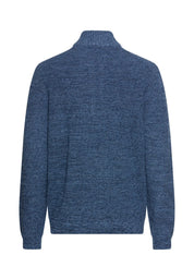 Strickpullover mit Troyer-Kragen