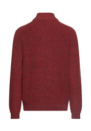 Strickpullover mit Troyer-Kragen