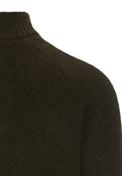Strickpullover mit Troyer-Kragen