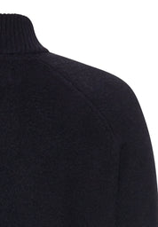 Strickpullover mit Troyer-Kragen
