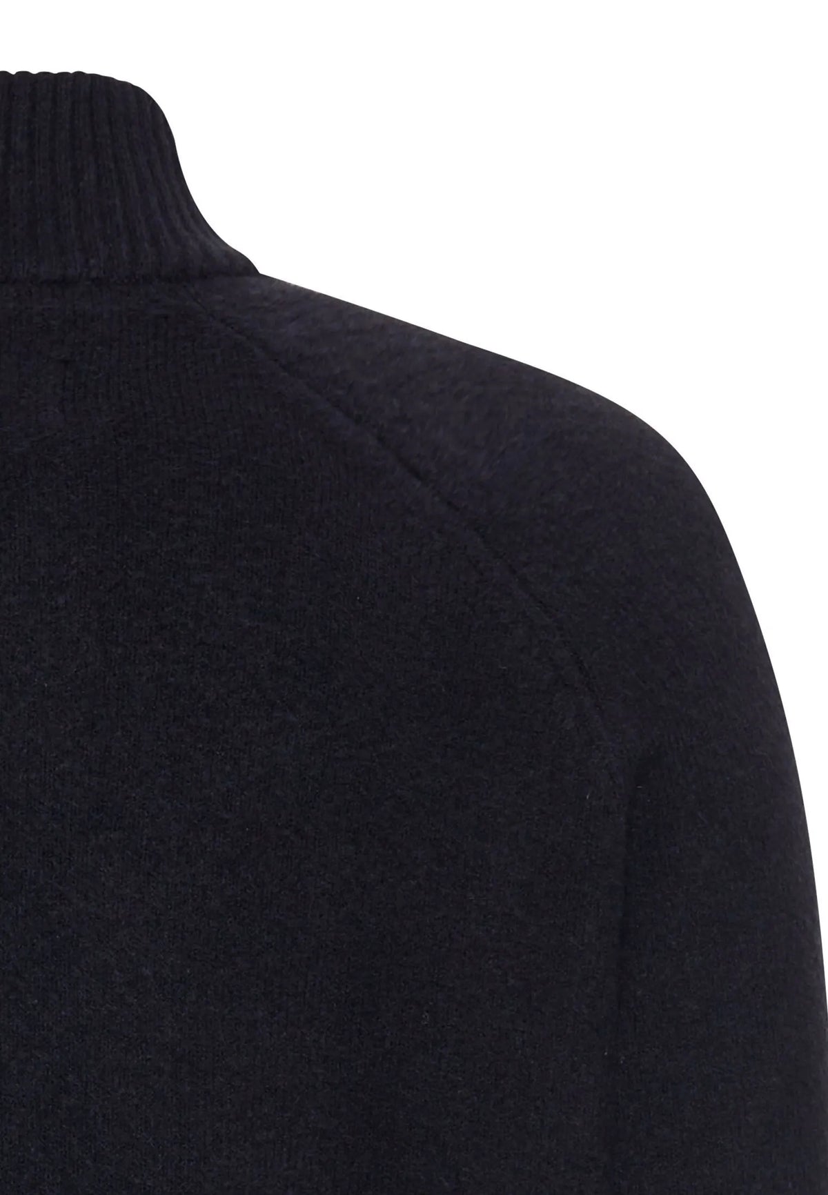 Strickpullover mit Troyer-Kragen