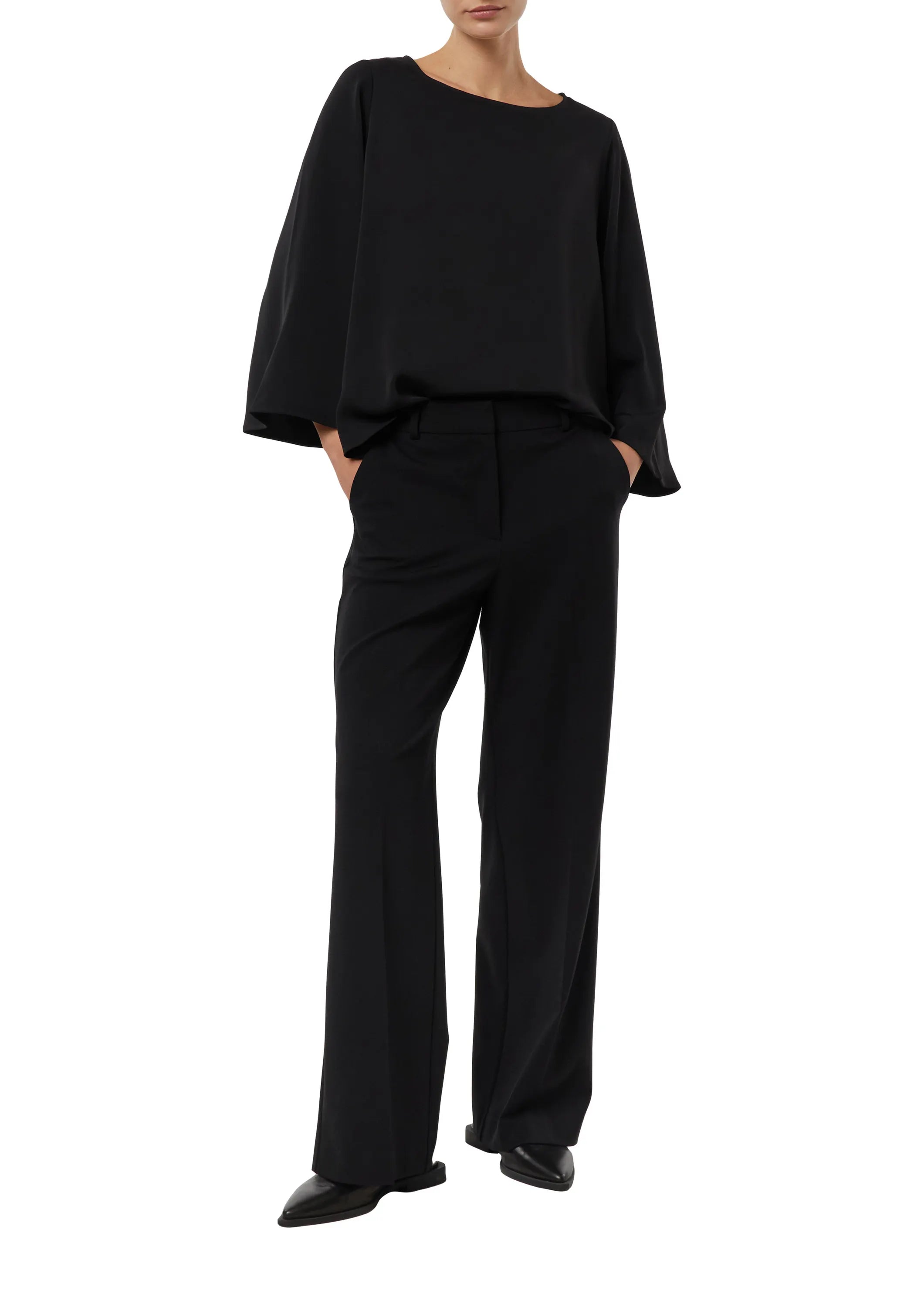 Bluse mit weitem Ärmel