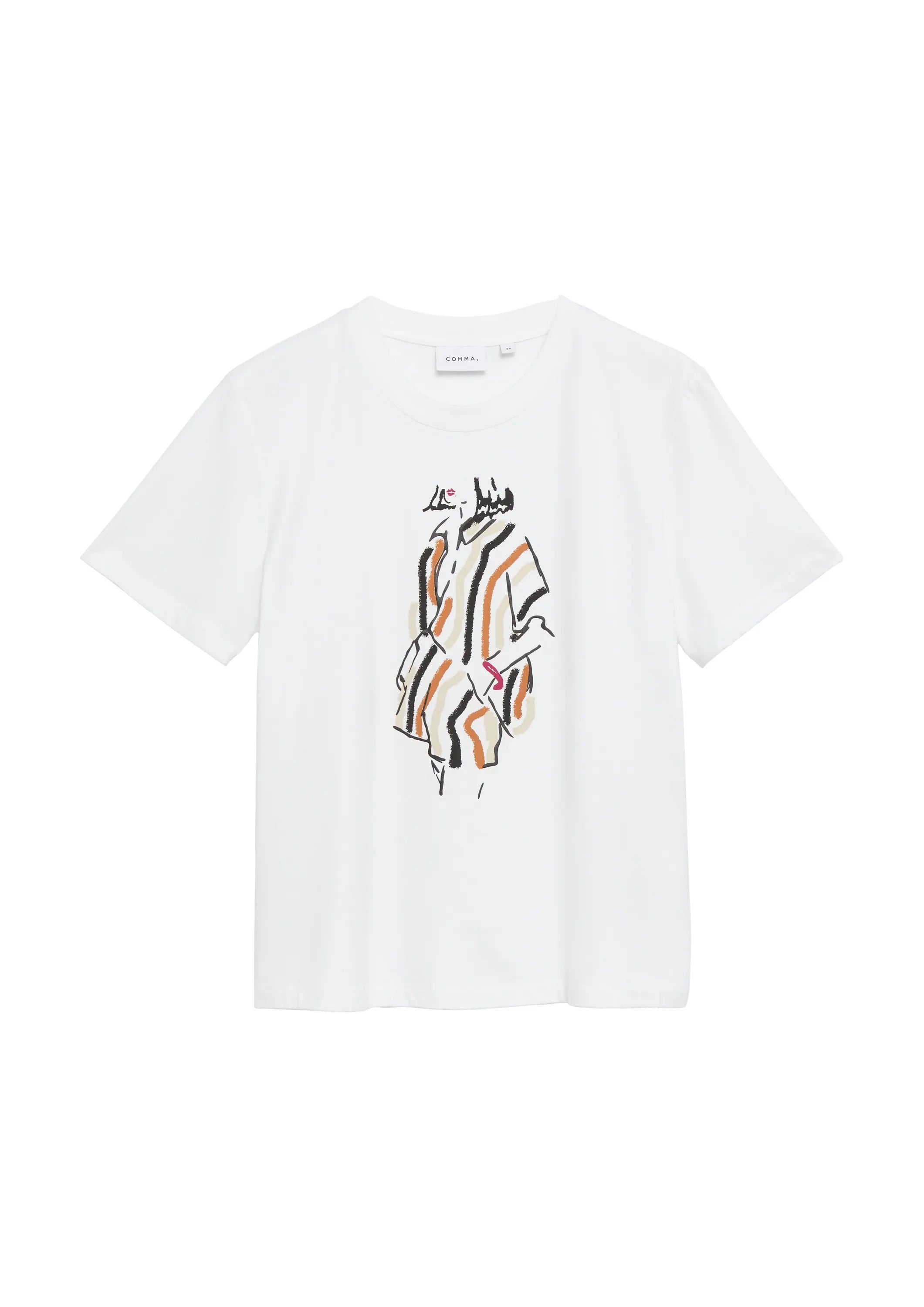 T-Shirt aus Baumwollmix
