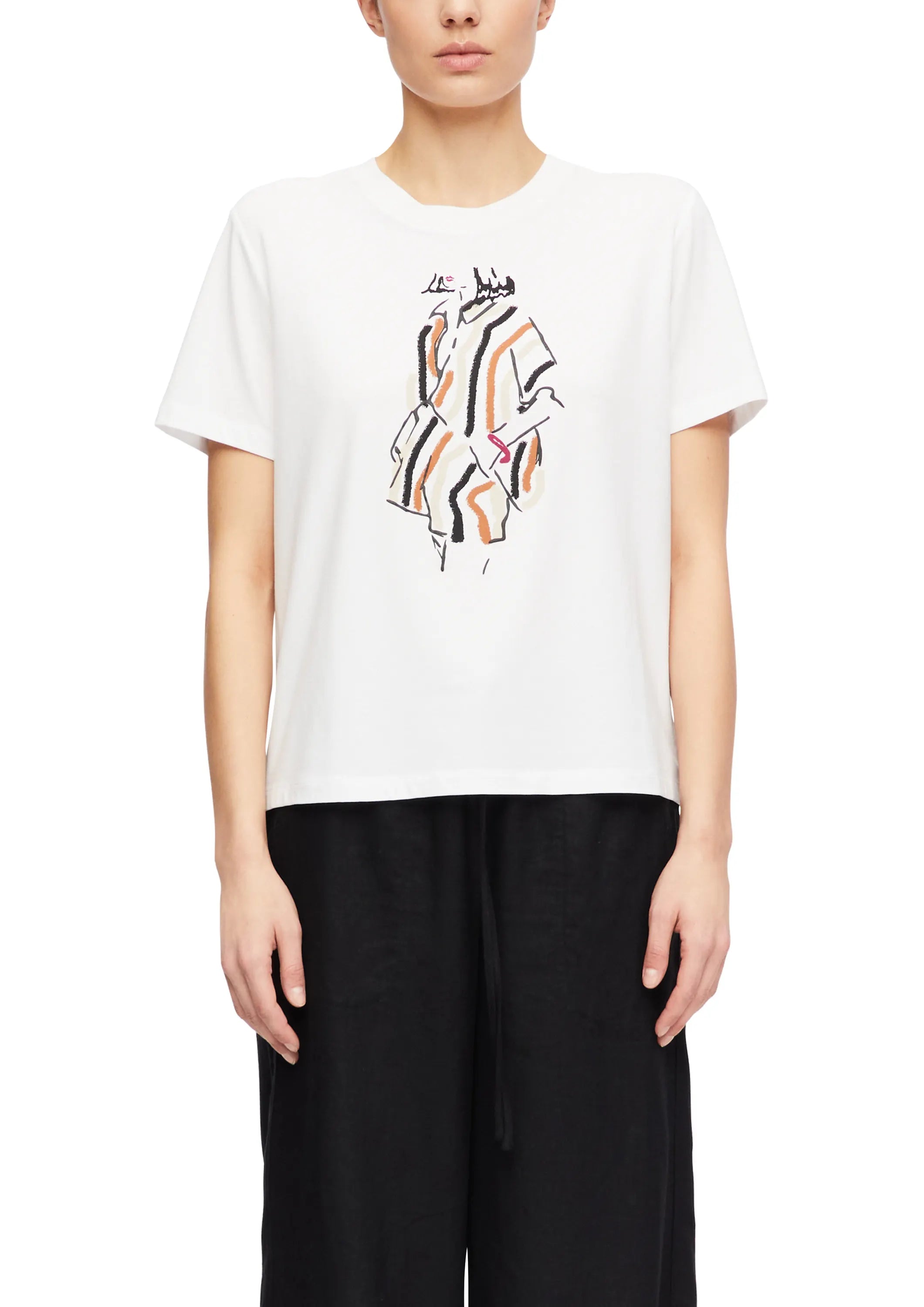 T-Shirt aus Baumwollmix