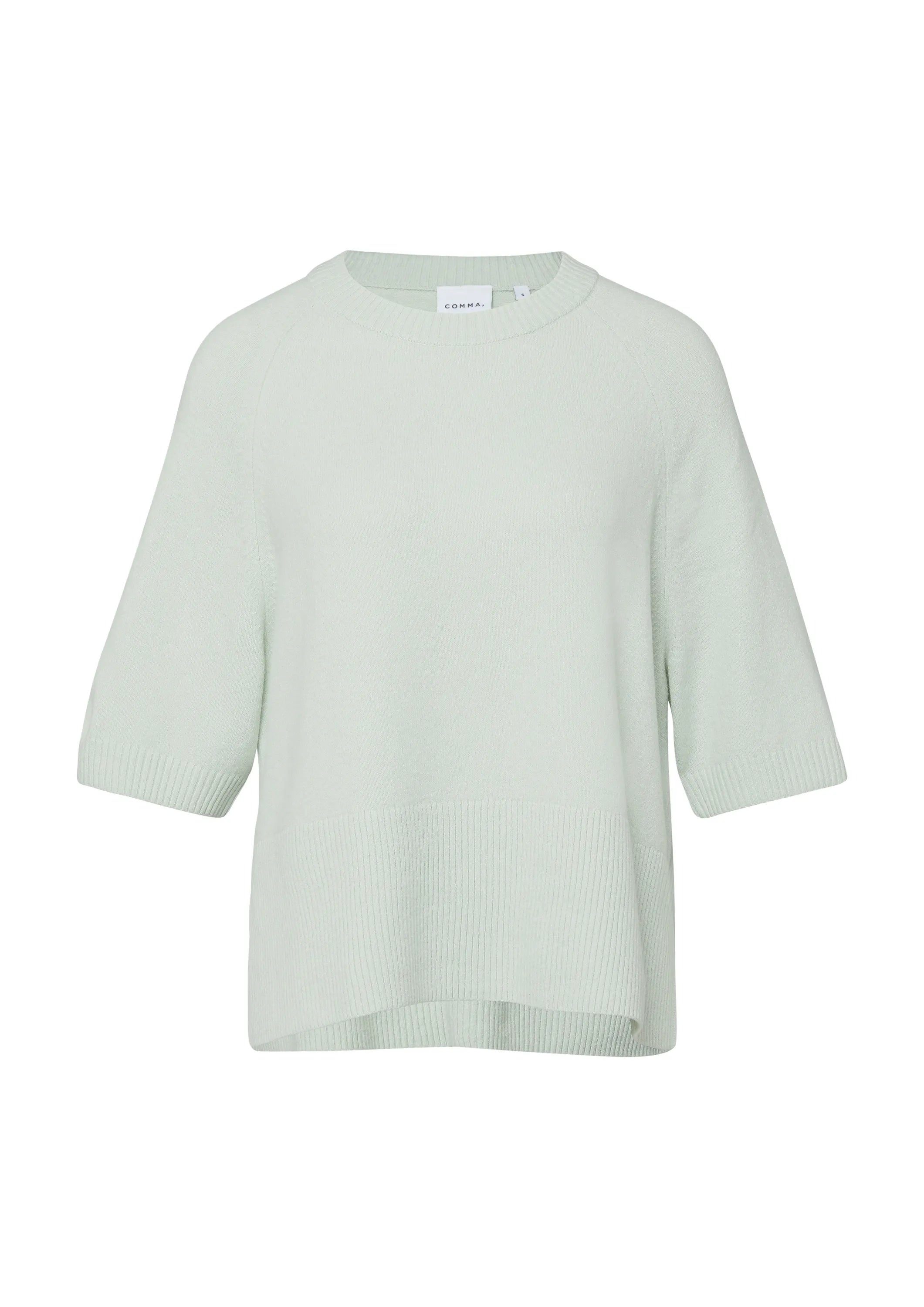 Strick-T-Shirt aus Baumwolle