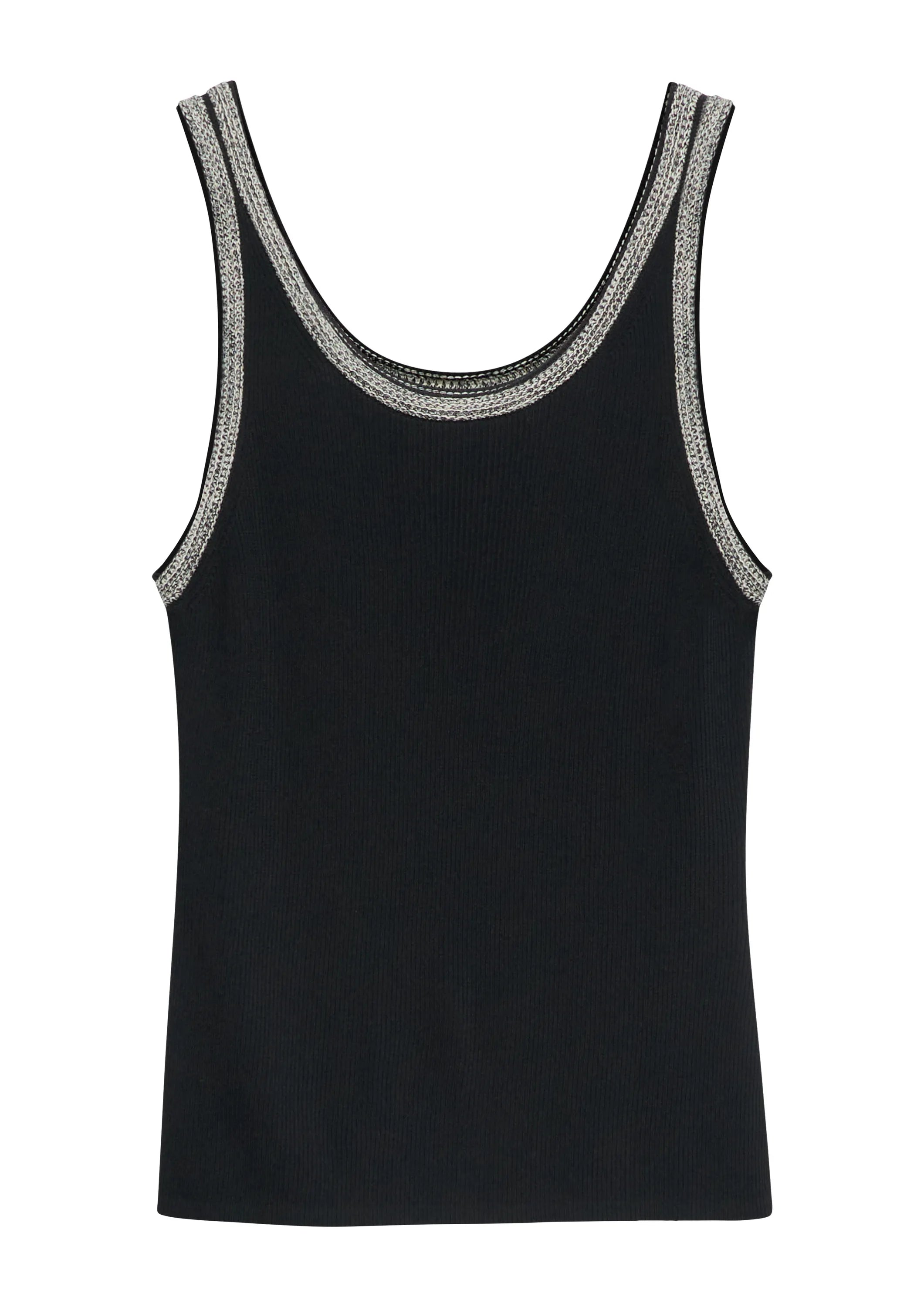 Stricktanktop aus Viskosemix