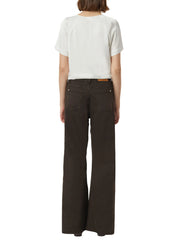Bluse mit Raffung am Ausschnitt