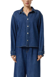 Jeansbluse Loose Fit