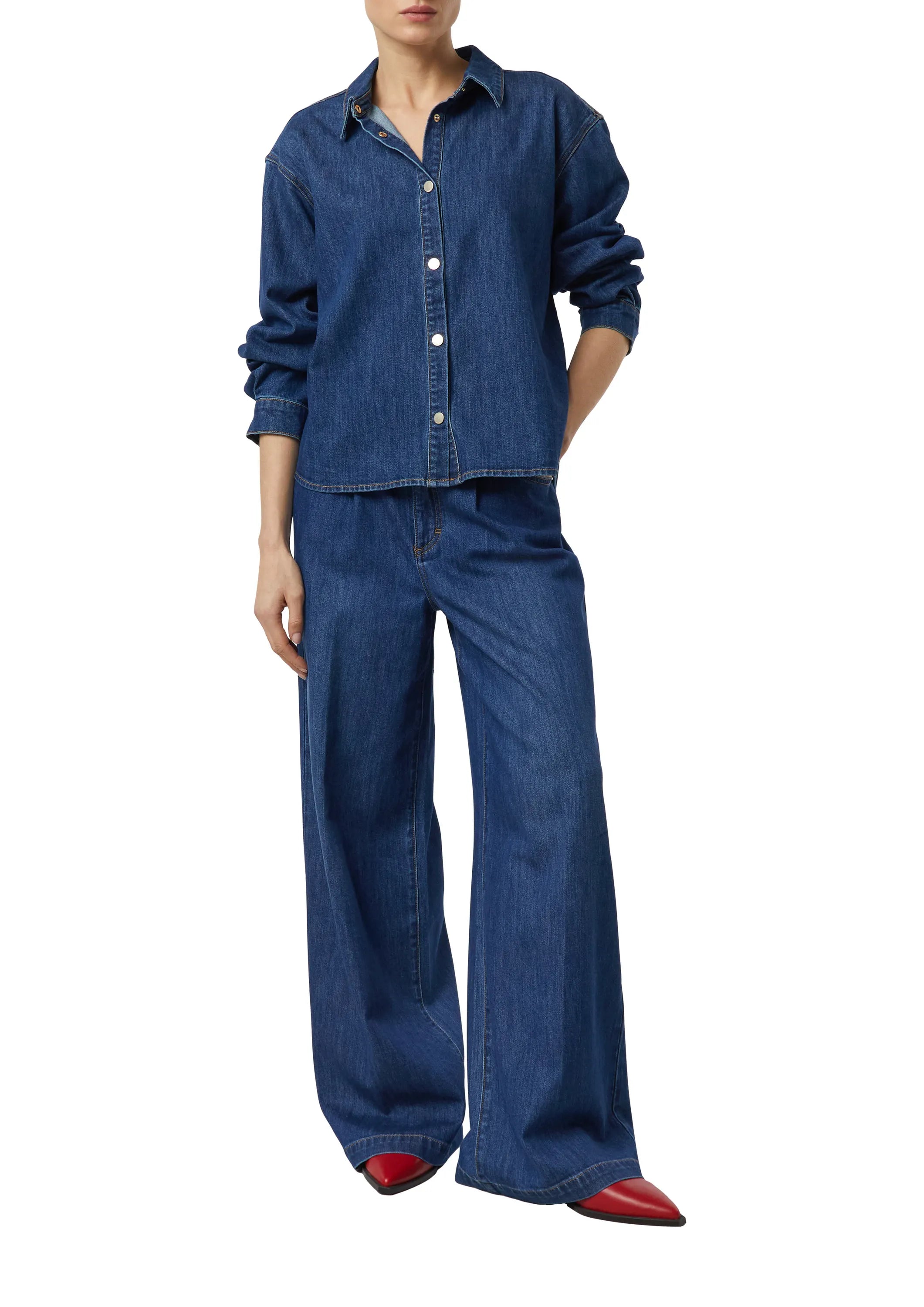 Jeansbluse Loose Fit