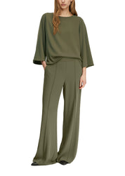 Bluse mit weiten Ärmeln