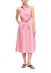 Hemdblusenkleid Midi aus Baumwollmix