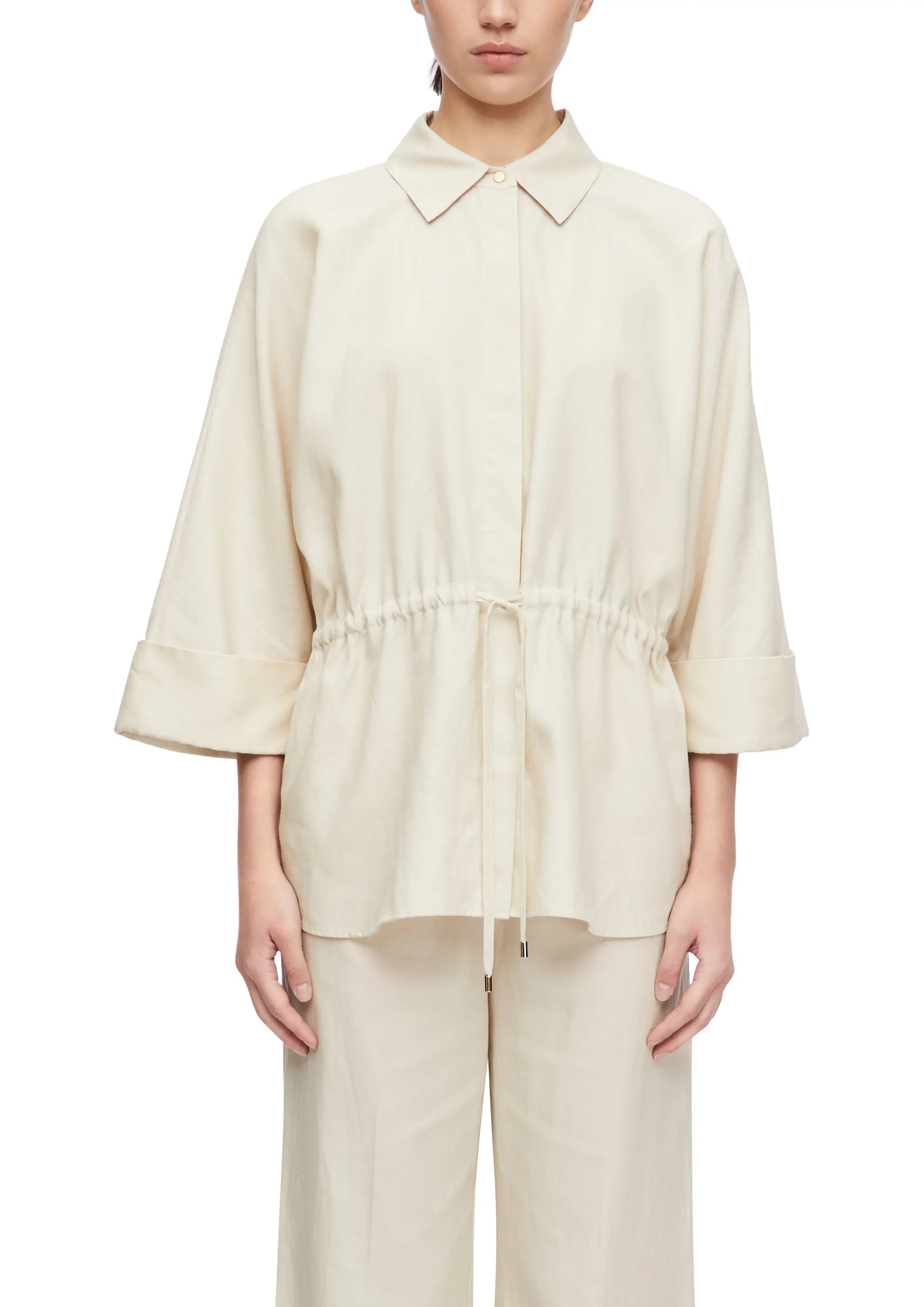 Bluse aus Leinenmix