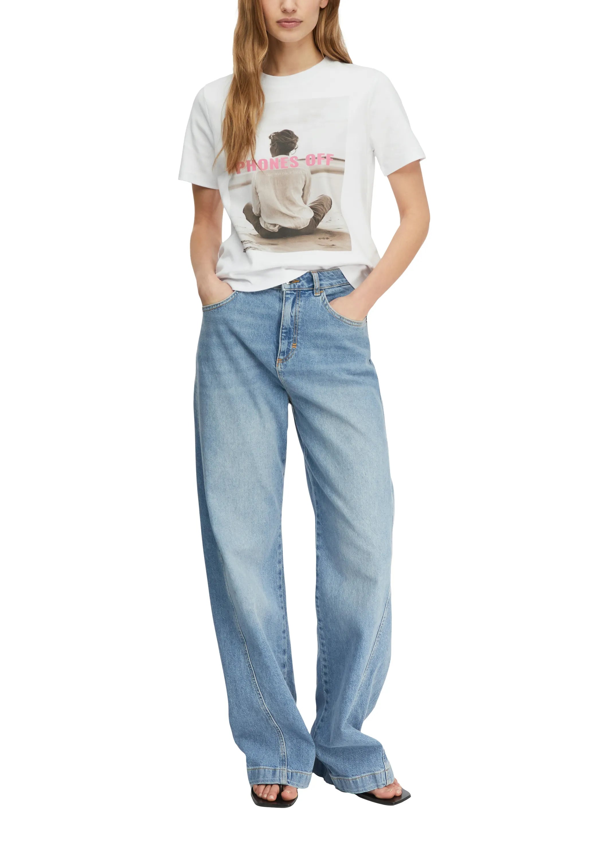 T-Shirt aus Baumwollmix