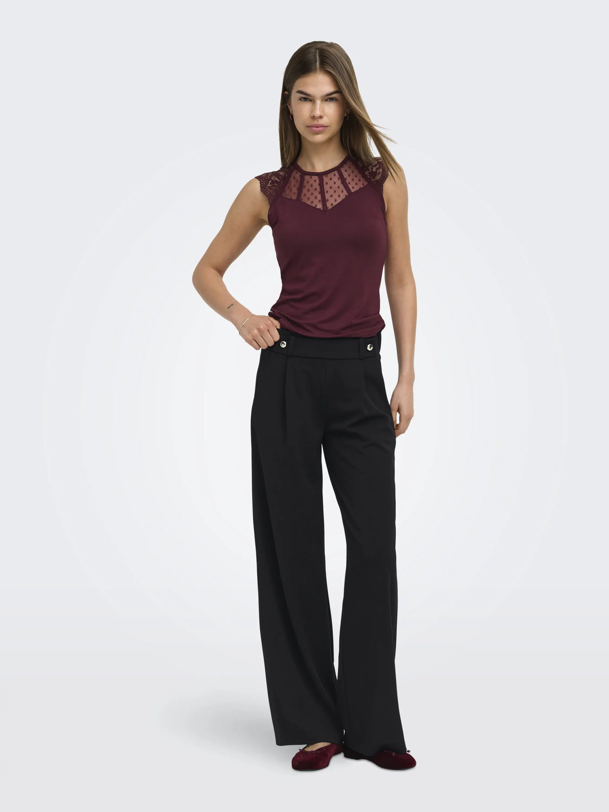 Stoffhose Wide Fit