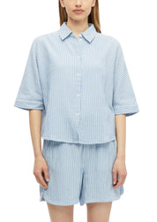 Bluse oversized aus Baumwolle