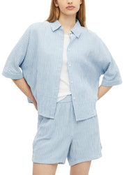 Bluse oversized aus Baumwolle